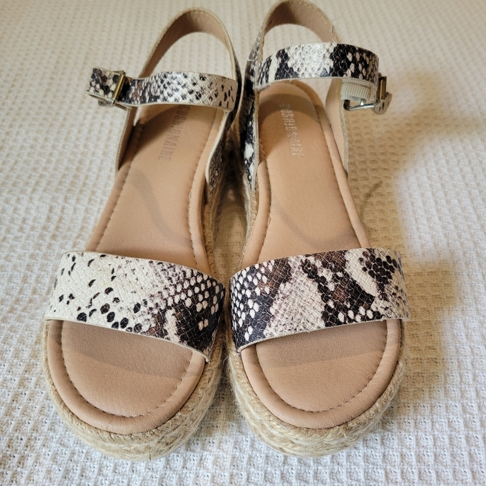 Snakeskin Patterned Women's Sandals